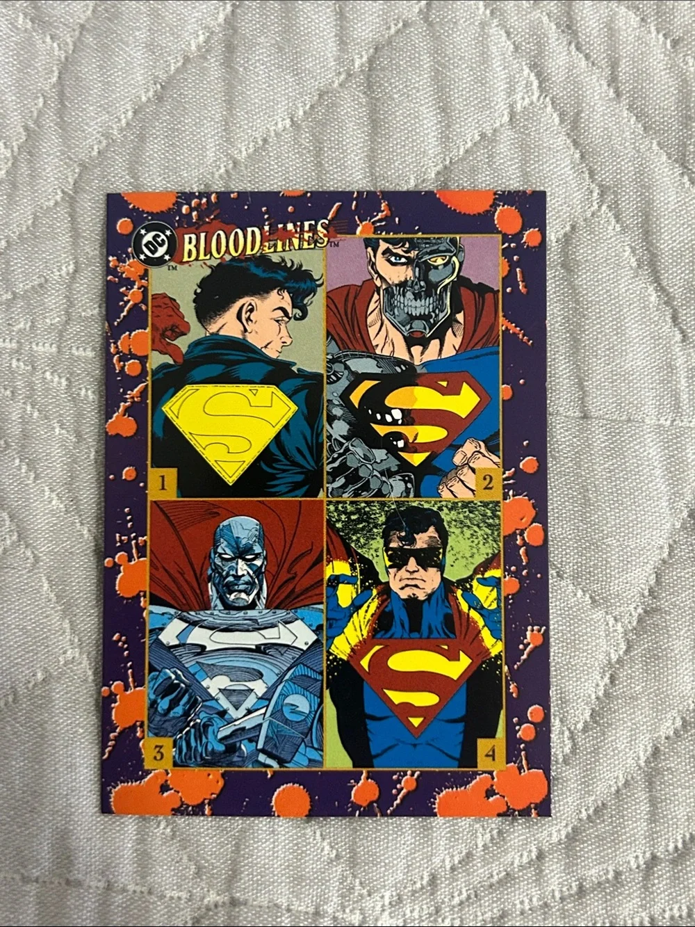 1993 SkyBox DC Bloodlines Superman 